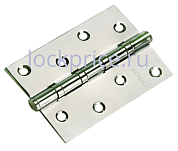 Картинка Петля Morelli стальная универсальная MS 100X70X2.5-4BB SC Цвет - Матовый хром